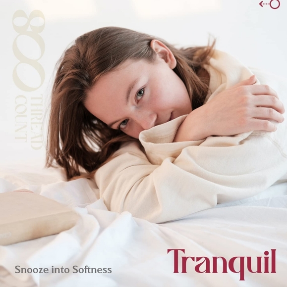 Mayfair Linen Egyptian Cotton Sheet Set - white - 800 thread count - Picture 11 of 13